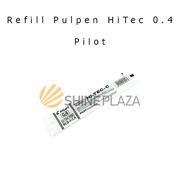 

Refill Pulpen Pilot Hi-Tec-C 0.4mm - Isi Bolpen Pena Gel HiTec HiTech 0,4 mm