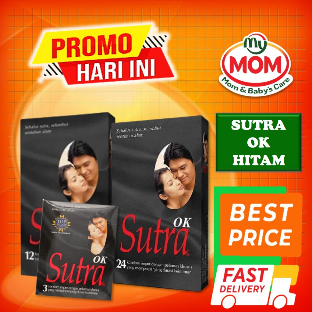 [BPOM] Kondom Sutra OK / Kondom Sutra Hitam / Sutra Kondom Import / MY MOM