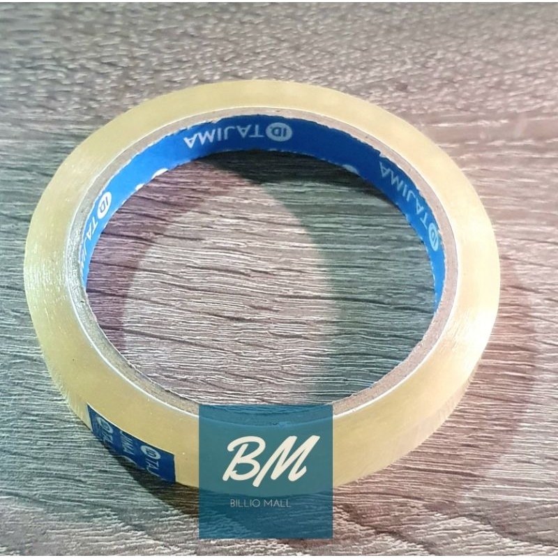 

Selotip Bening Isolasi Tajima Blue ECO Core 72 yard 12 mm 1/2 Inch