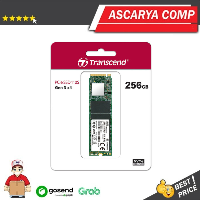 Transcend TS256GMTE110S NVMe PCIe Gen3 x4 M.2 256GB