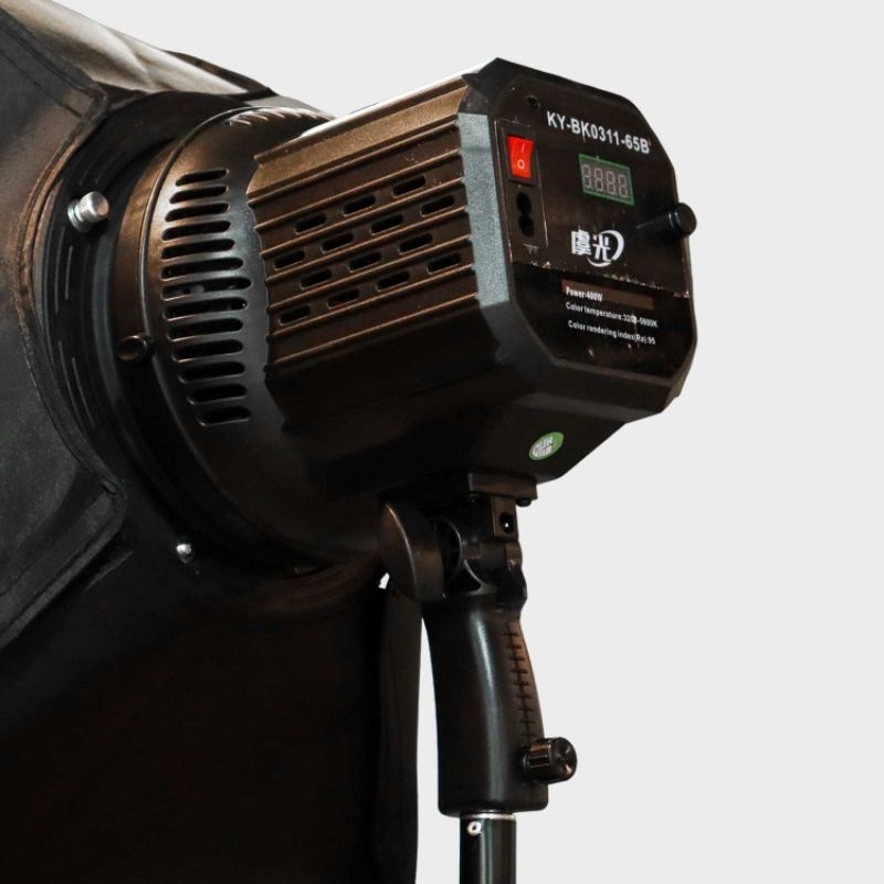 LITURUI Softbox Split Plastic Three Color 100W with Tripod - KY-BK0311-65B