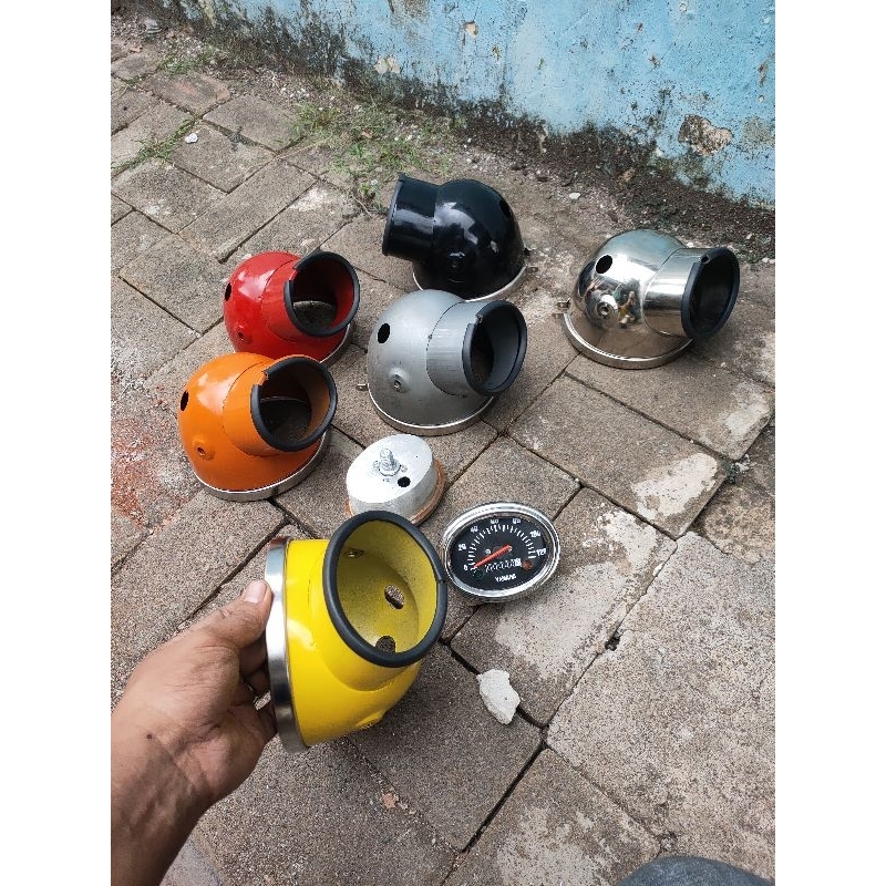 BATOK LAMPU YL PRESS +SPEEDOMETER MODEL ORI +KARET PNP CB GL100 UK 5,7IN AUTOPAL DEPO JUTE
