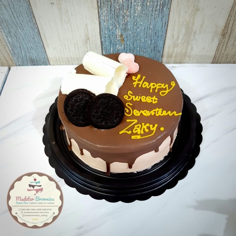 tart brownies / kue ulang tahun