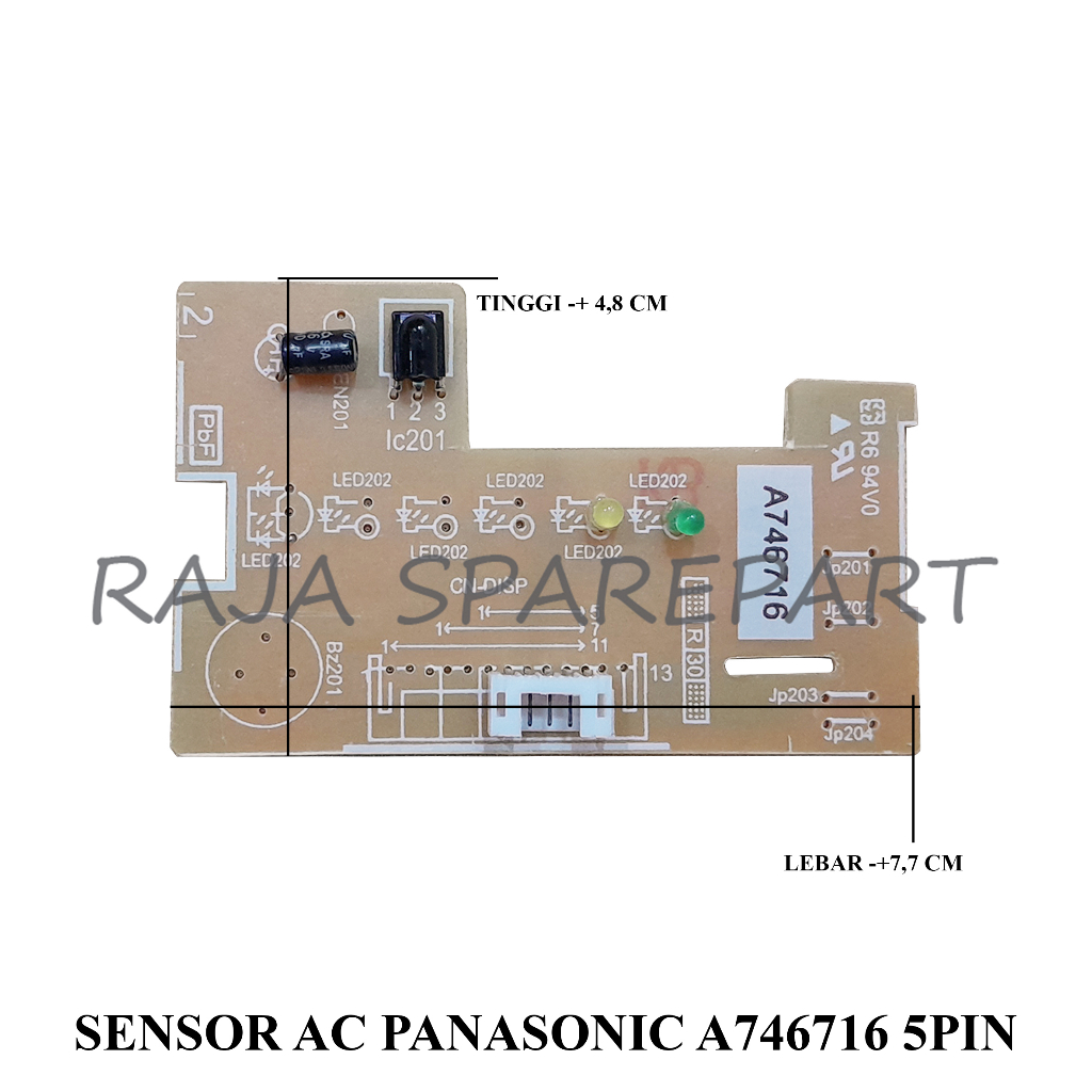 MODUL DISPLAY/DISPLAY SENSOR/MODUL SENSOR AC/SENSOR AC PANASONIC A746716 5PIN