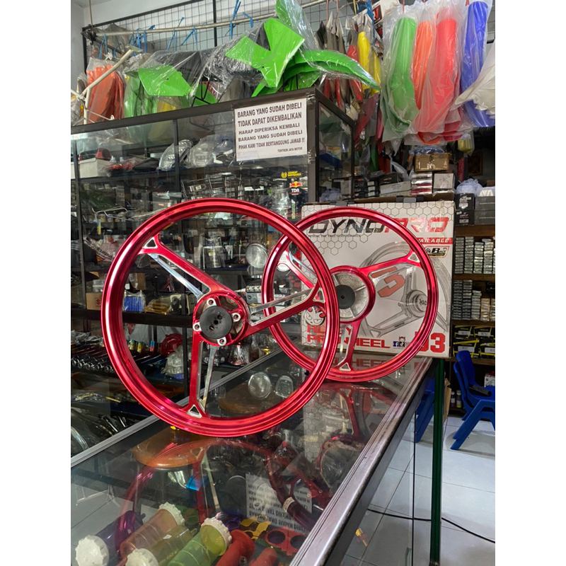 VELG ENKEI D3 DYNOPRO JUPITER Z LC135 160/160-17 HITAM MERAH