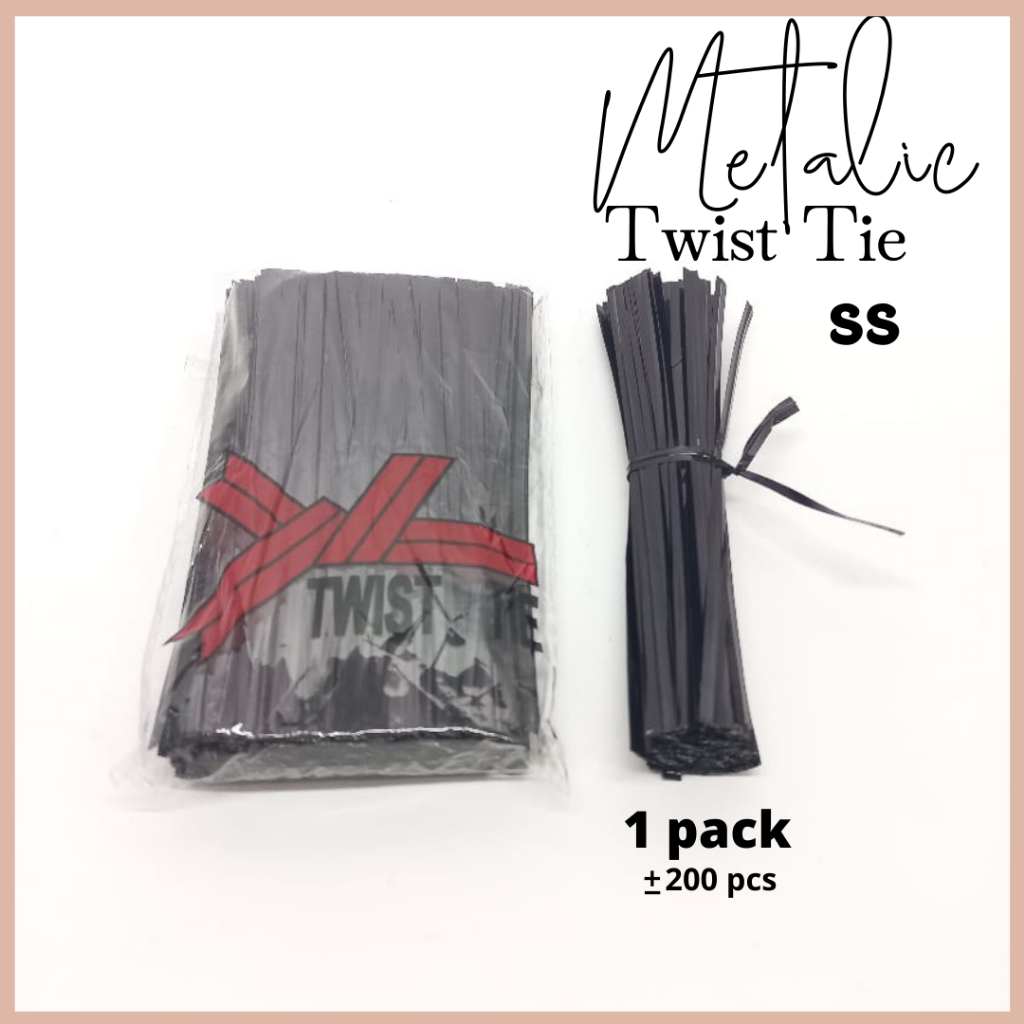 Metalic Twist Ties / Kawat Pengikat Kemasan / ± 800 pcs