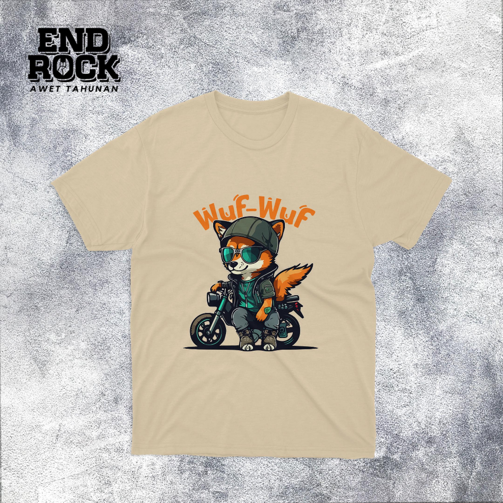 Kaos Distro Regular slimfit Original endrock Tema Ride Puppy DTFS179