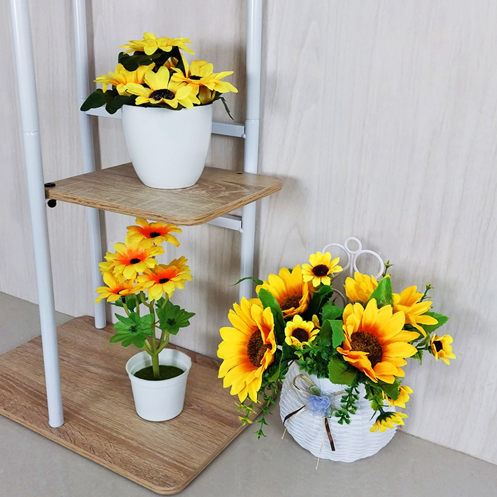 Bunga Matahari Hias Tanaman Bunga Hias Plastik Dekorasi Rumah Dinding Ruangan Bunga Hias Gantung Bunga Matahari Palsu Artificial Flowers PBP34
