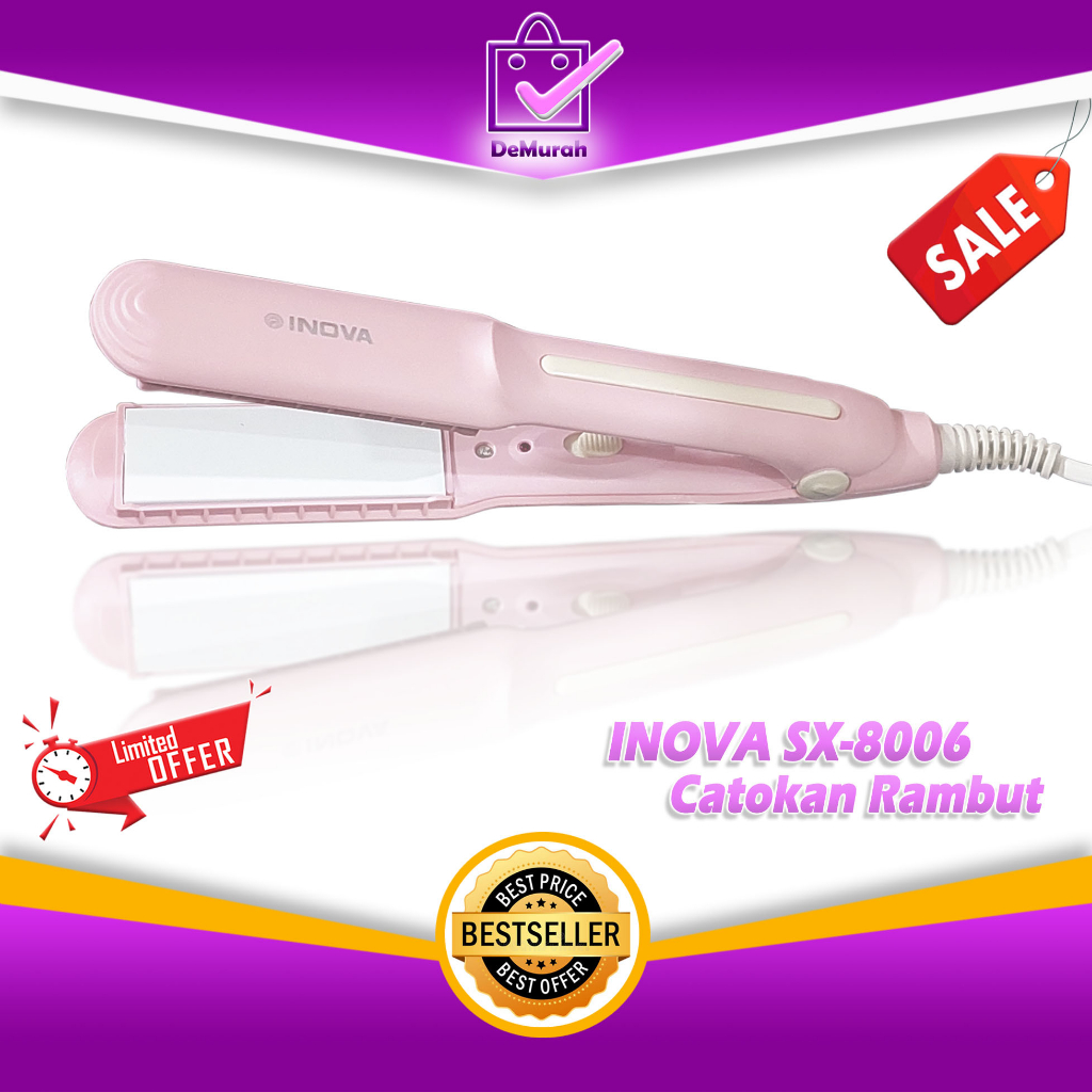 Catokan Rambut iNOVA SX-8006 Hair Straightener Catok Pelurus 0892