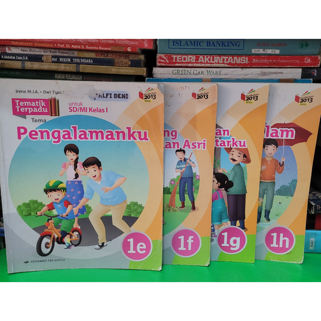 BUKU BEKAS TEMATIK TERPADU KELAS 1 SD ERLANGGA KURIKULUM REVISI 2013