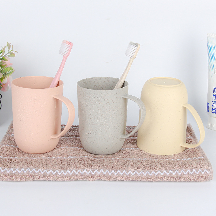 Mug Cangkir Wheat Straw /Gelas Gandum Kokoh / BPA Free /Wheat Straw Environmental Protection Cup