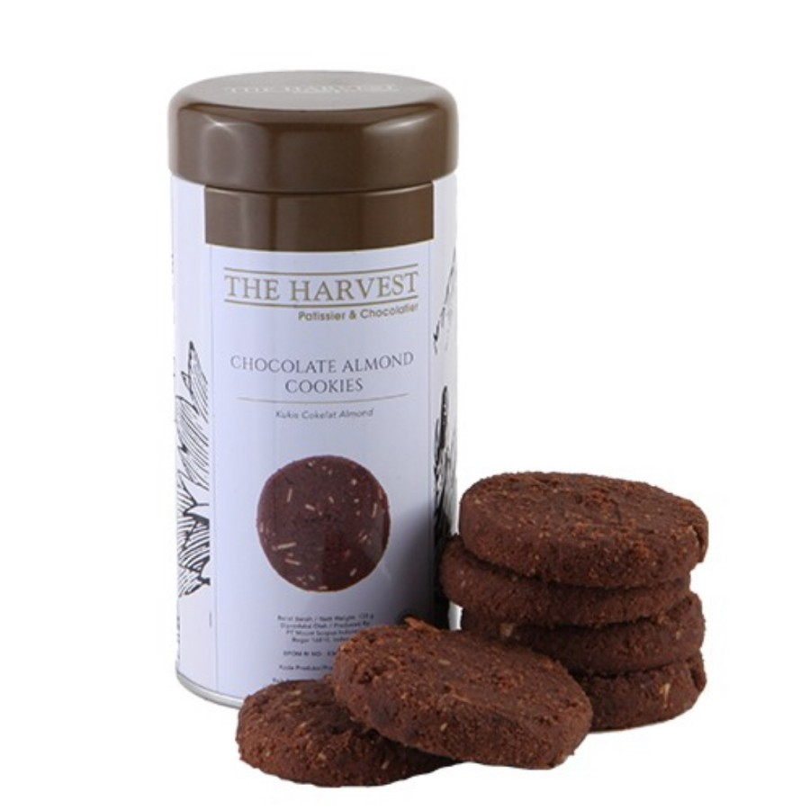 

THE HARVEST CHOCOLATE ALMOND COOKIES TUBE CAN