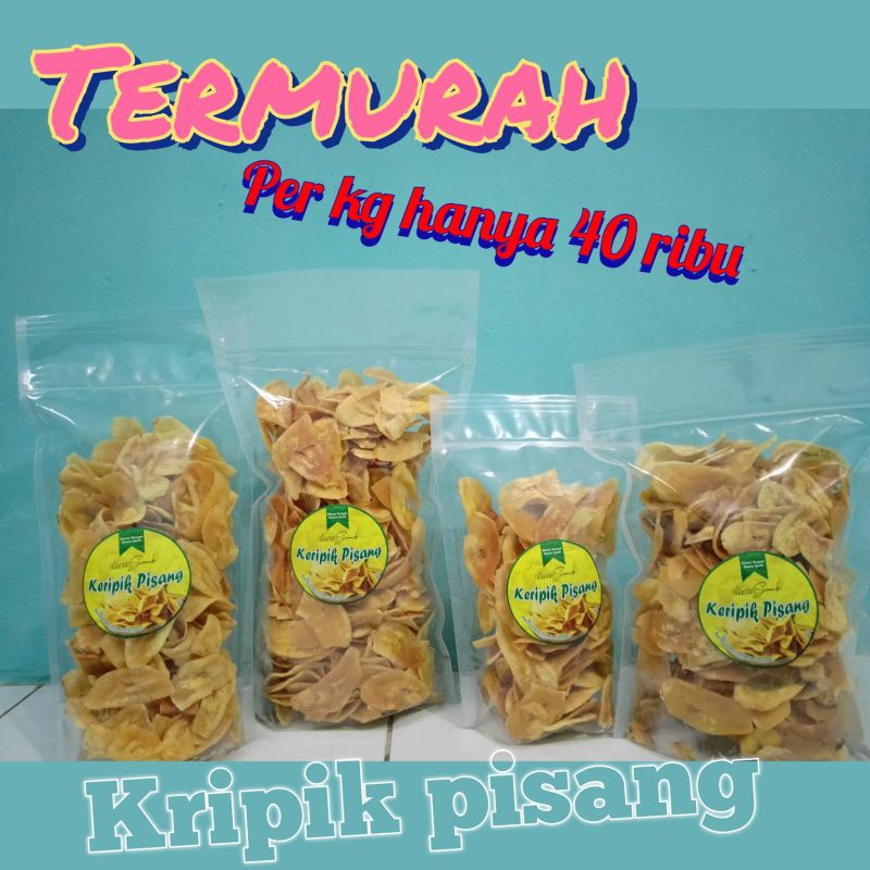 

Keripik Pisang Asin Gurih dan Manis Termurah dan Terlaris, 250 gram, 500 gram, 1 kg