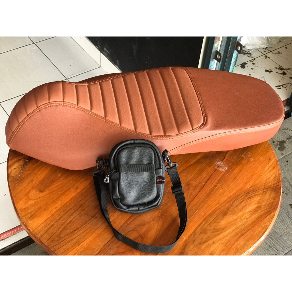 JOK GENIO CUSTOM GRATIS TAS / JOL HONDA GENIO CUSTOM MODEL CAFERACER DOUBLE SEAT