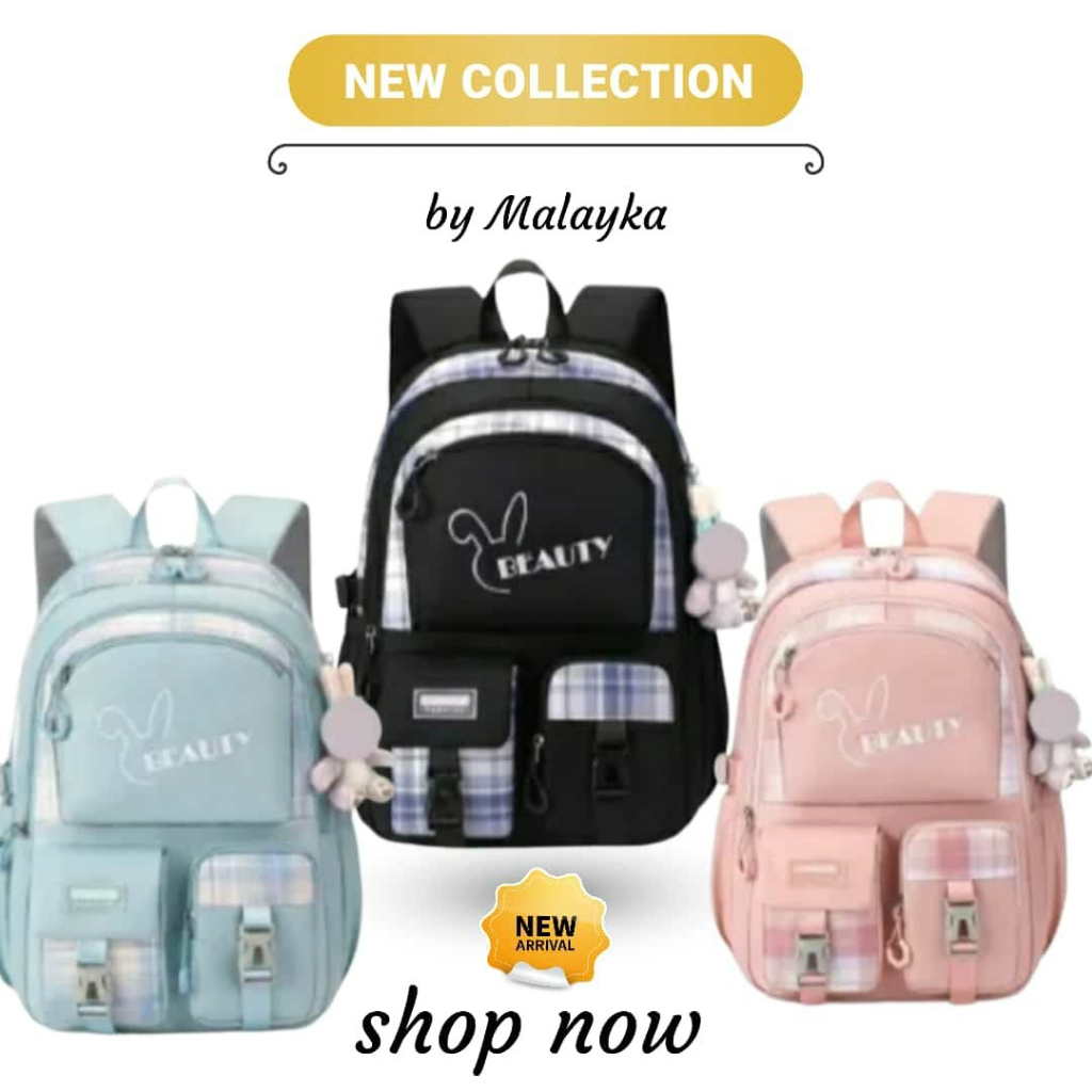 RASTA_BAGS - TAS RANSEL ANAK PEREMPUAN SD SMP SMA / TAS RANSEL SEKOLAH / TAS RANSEL SEKOLAH CEWEK MOTIF