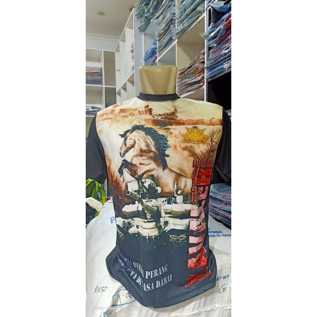 KAOS JERSEY KAVALERI PRINTING SINGLEPRINT