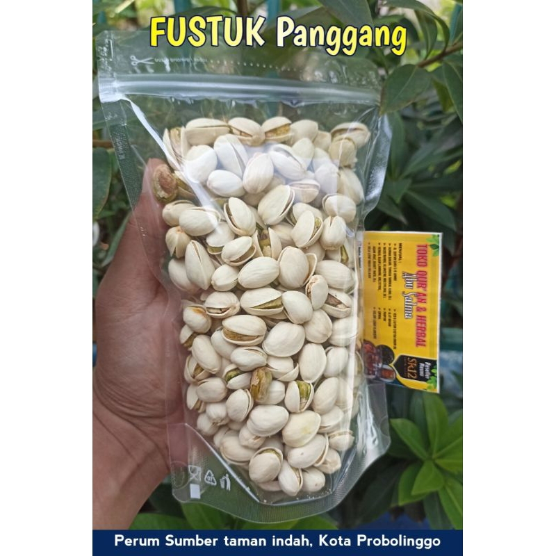 

500gr | Kacang Arab Fustuk / Pistachio siap makan 500gr