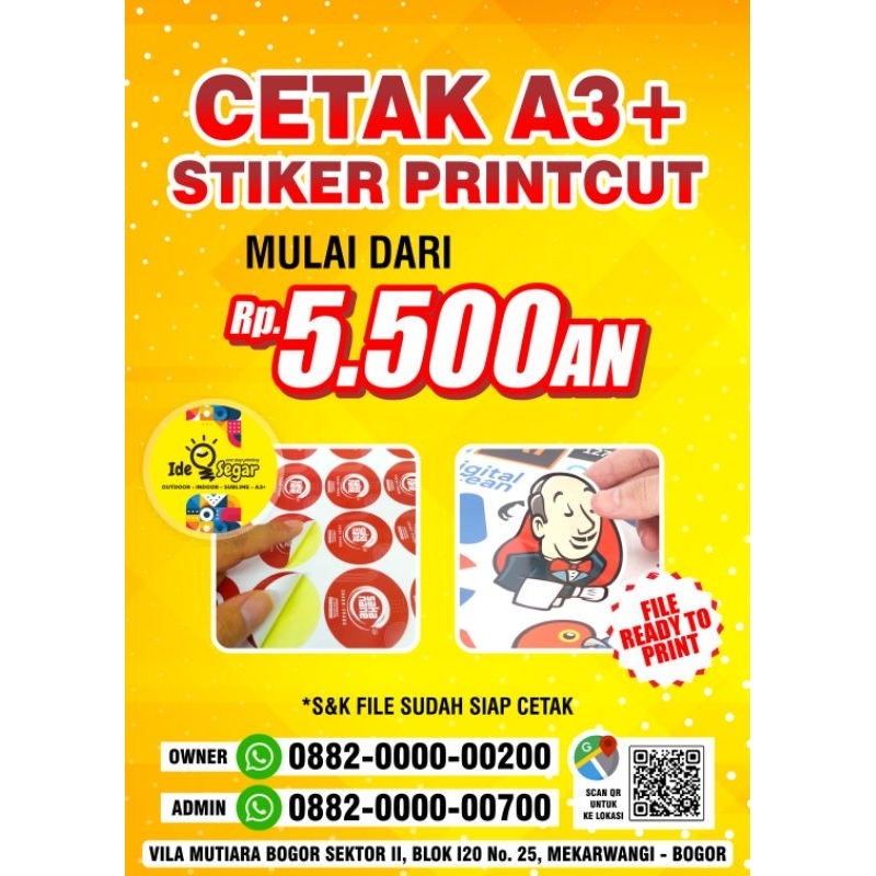 

STICKER CHROMO / VINYL / STICKER MAKANAN / STICKER LABEL / STICKER ANTI AIR / STICKER TRANSPARAN