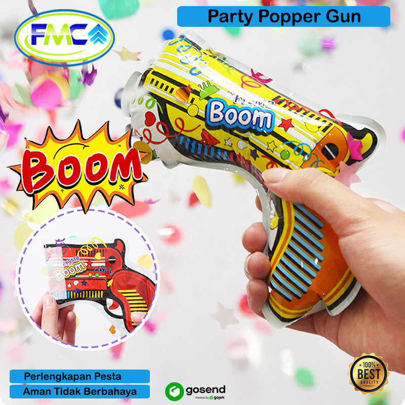 Popper Party Confetti Mini Piston Gun Kejutan Pesta Ulang Tahun Anak Dewasa Surpaise Murah