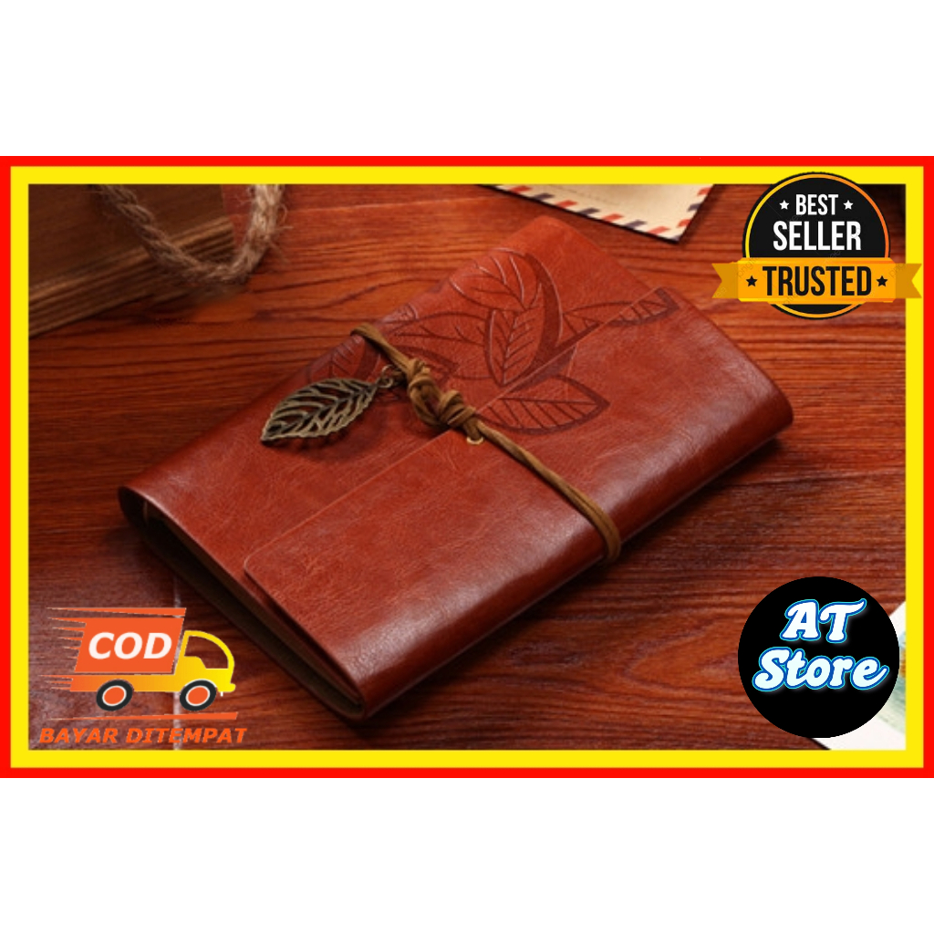 

BUKU CATATAN BINDER KULIT RETRO ~ BROWN