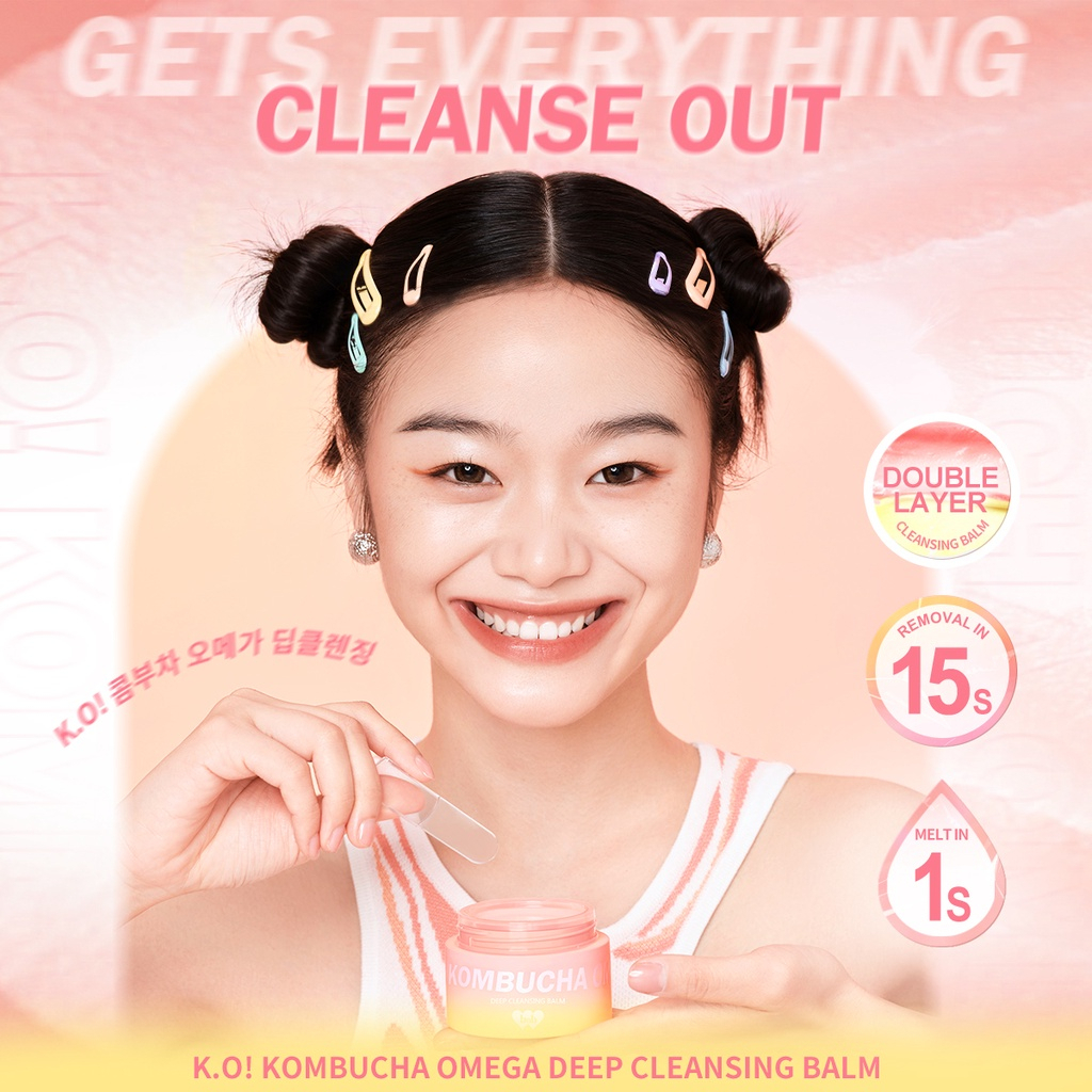 BNB Barenbliss KO! Kombucha Omega Deep Cleansing Balm - Oil Cleanser Pembersih Make Up Waterproof