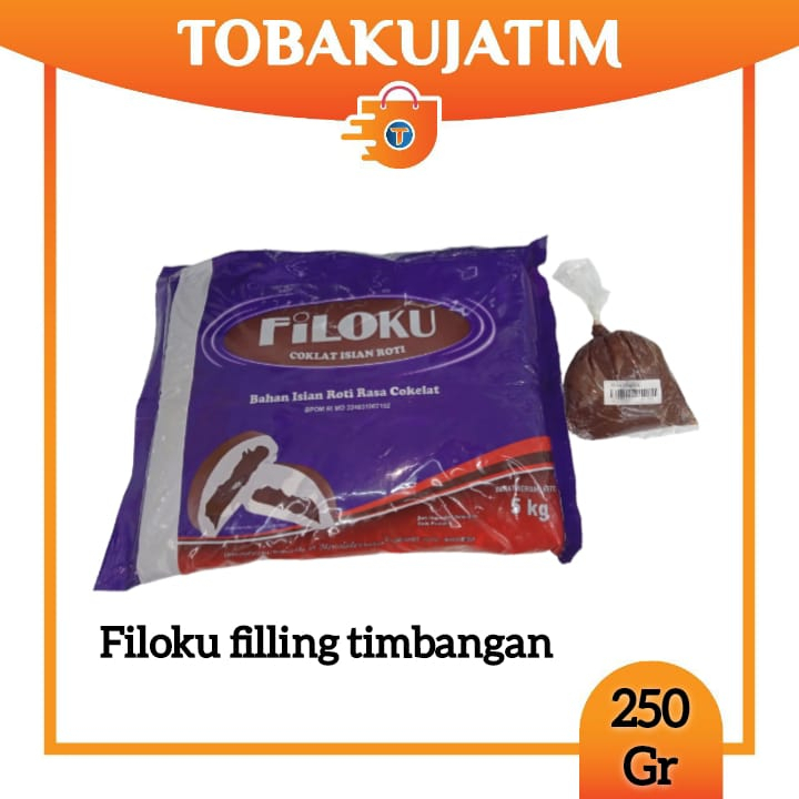 

FILOKU FILLING 250gr TIMB coklat isian kue roti