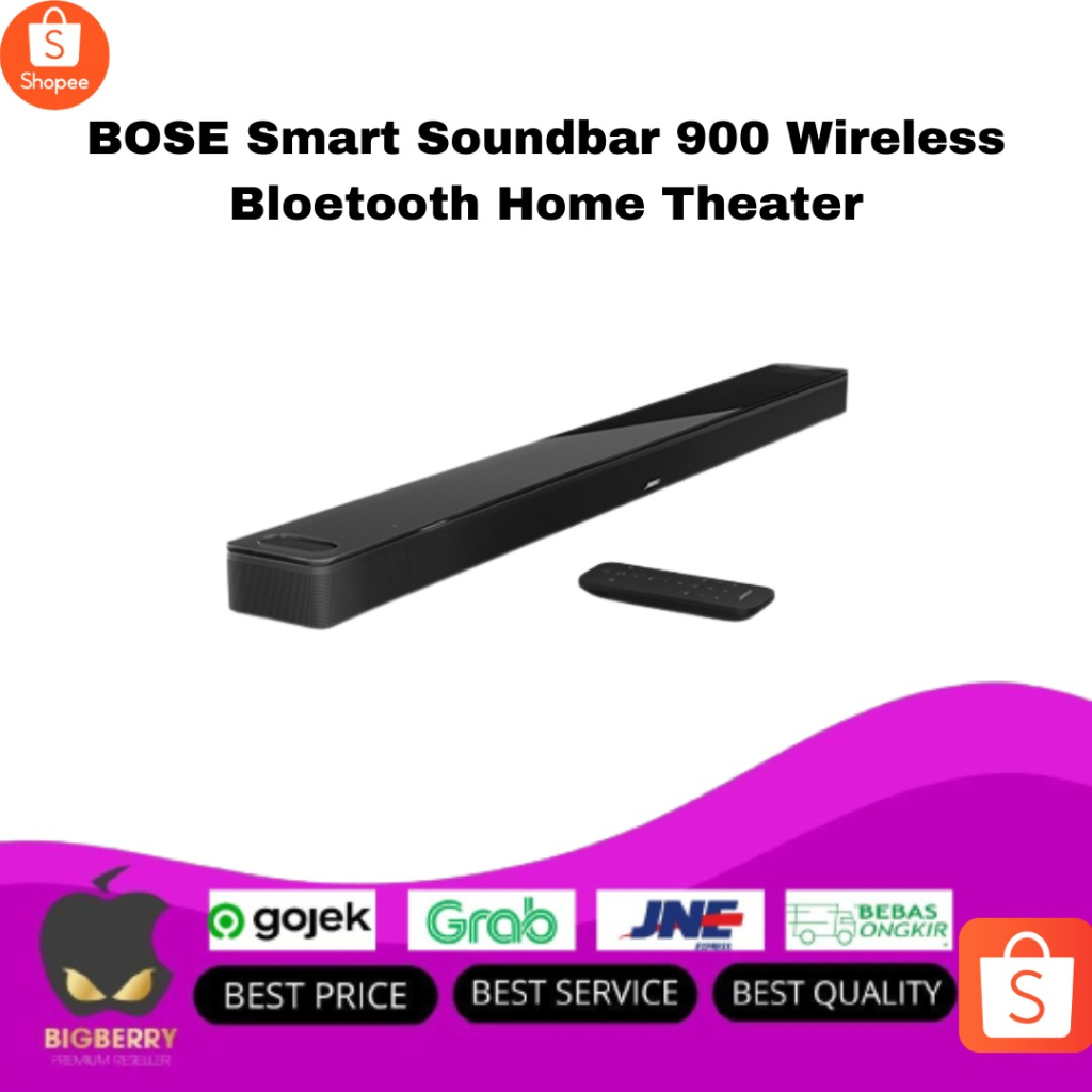 Bose Soundbar 900 Wireless Bluetooth Home Theater Speaker White Black