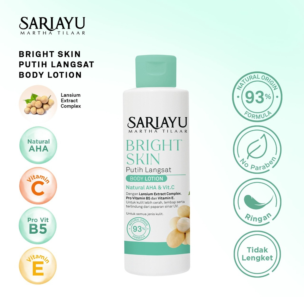 Sariayu Bright Skin Putih Langsat Body Lotion - 150ml