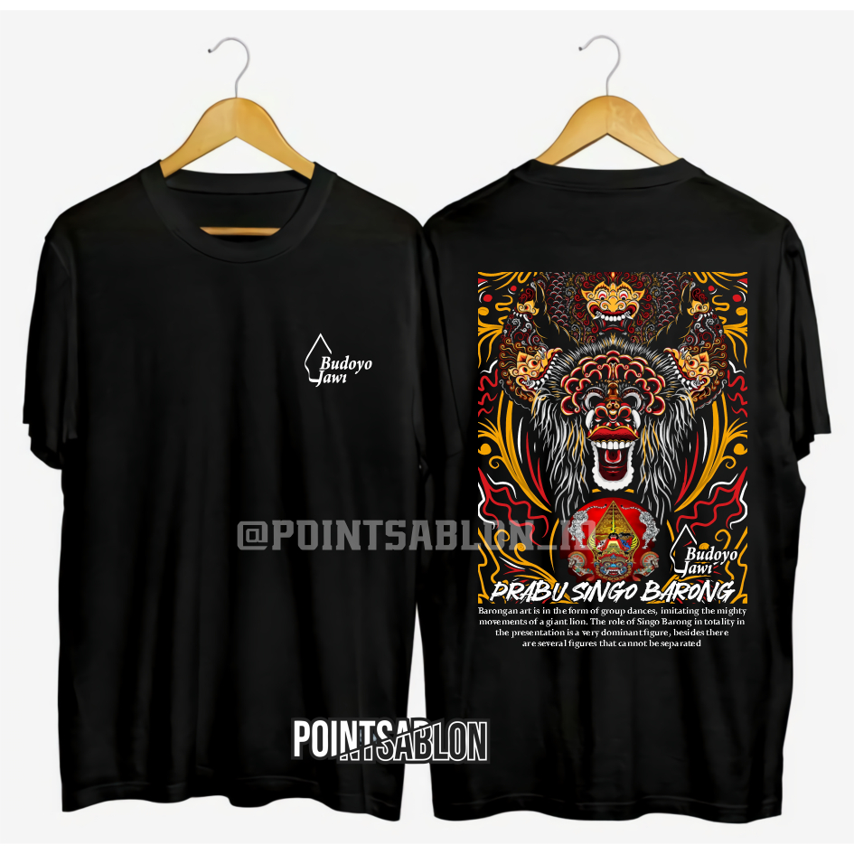 Kaos Budoyo Jawi Nusantara Kaos Jaranan Budoyo Jawi Kaos Barong Budoyo Jawi