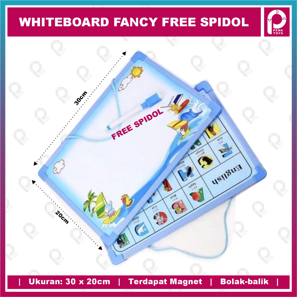 

Papan Tulis Fancy Whiteboard Fancy Kecil 30 x 20 cm