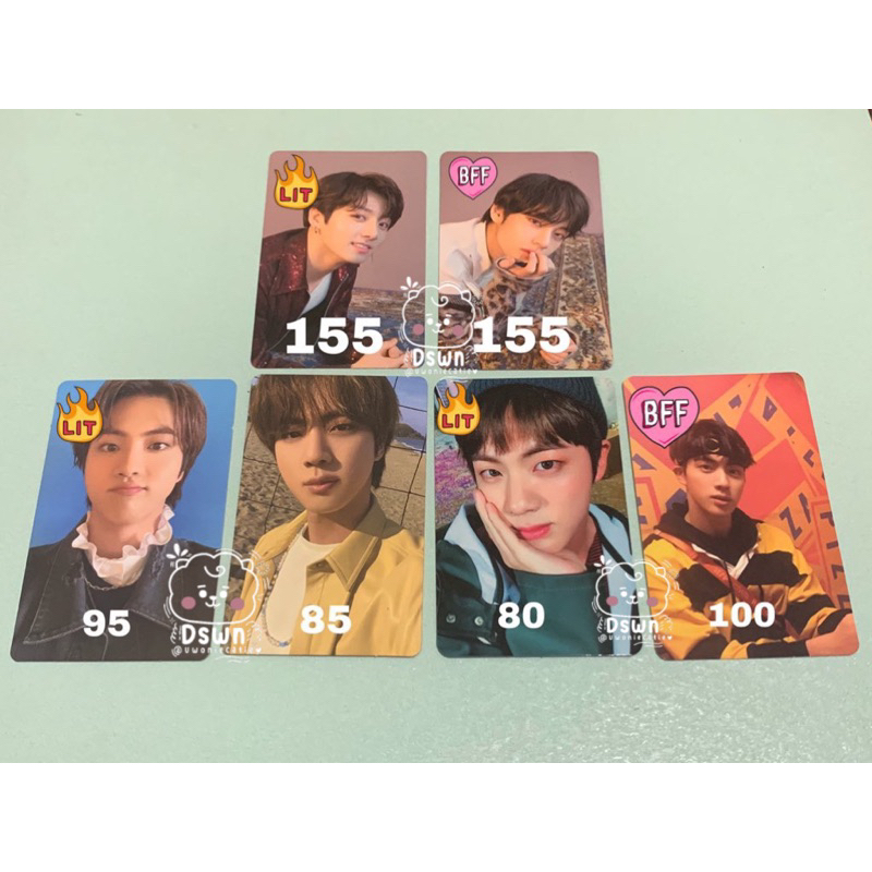 PHOTOCARD BTS JUNGKOOK TARHYUNG SEOKJIN TEAR O
