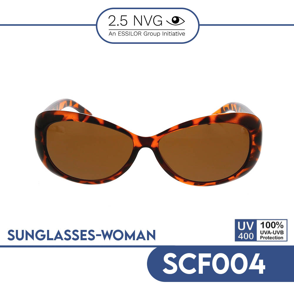 2.5 NVG By Essilor - Kacamata Hitam Wanita - SCF 004 - Black