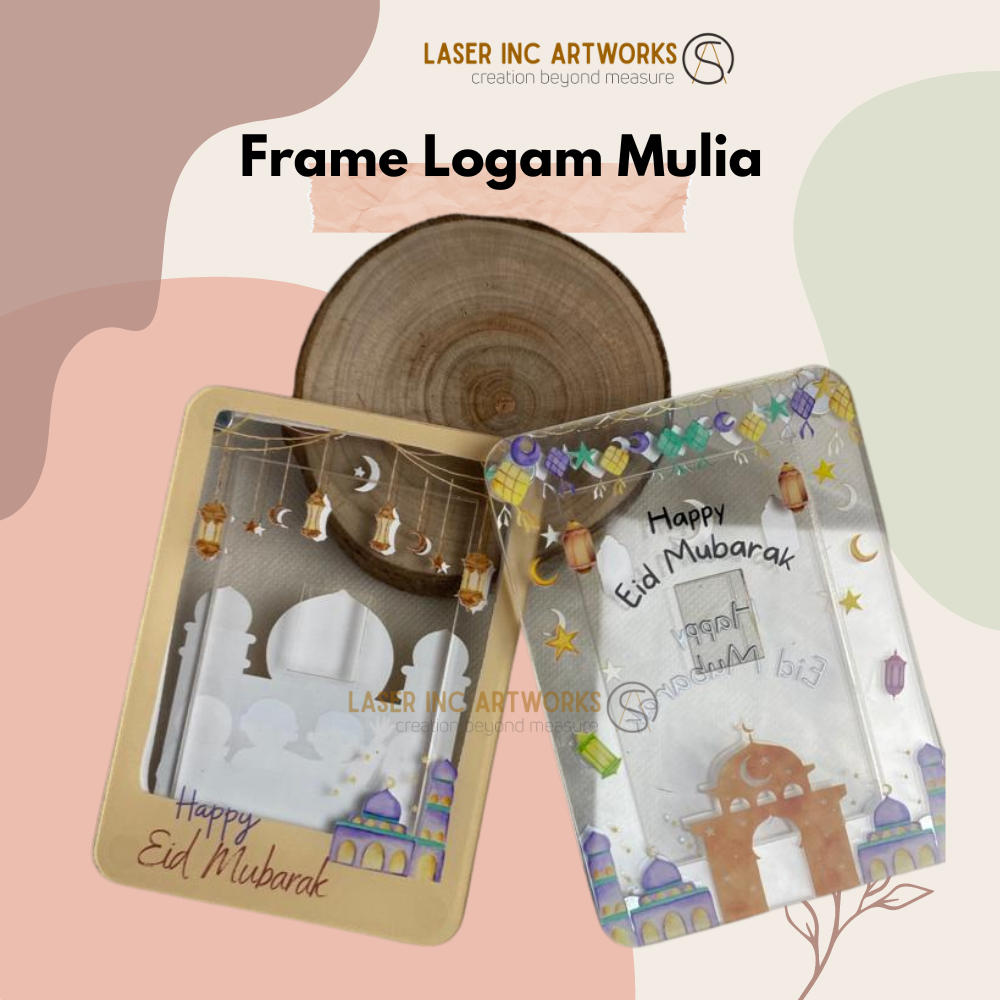 Custom Frame Logam Mulia - Hadiah/ hampers / gift / souvenir