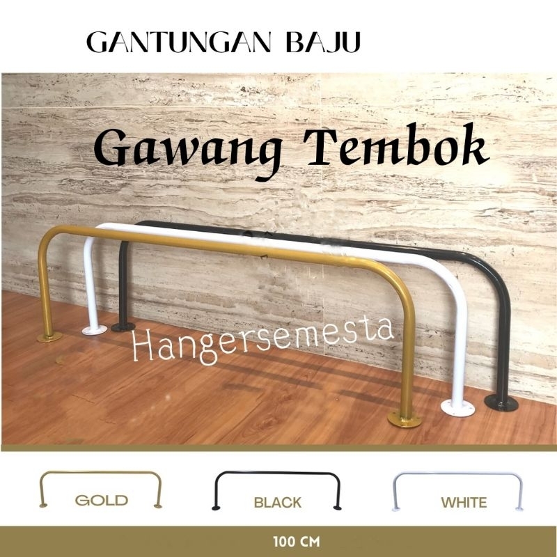 GANTUNGAN BAJU DINDING BESI GANTUNGAN BAJU BESI TEMBOK