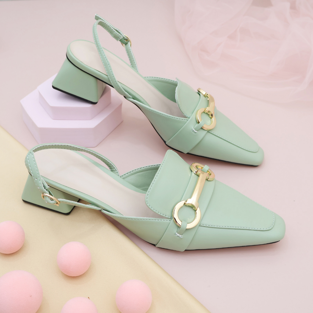 [ NEW ] Sepatu Wanita  C*K 489 - SNR Heels 4cm