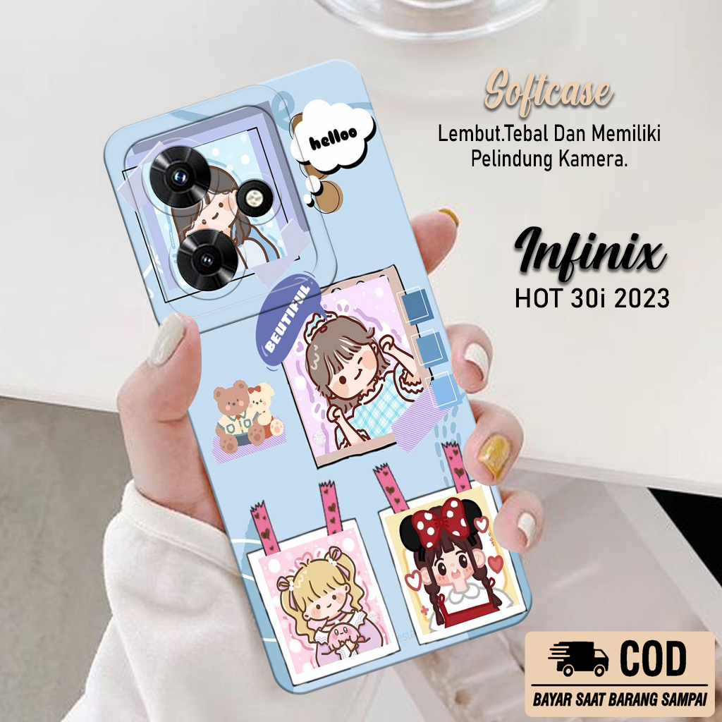 Case Hp Infinix Hot 30i 2023 - Softcase Infinix Hot 30i Terbaru - Casing Infinix Hot 30i - Kesing In