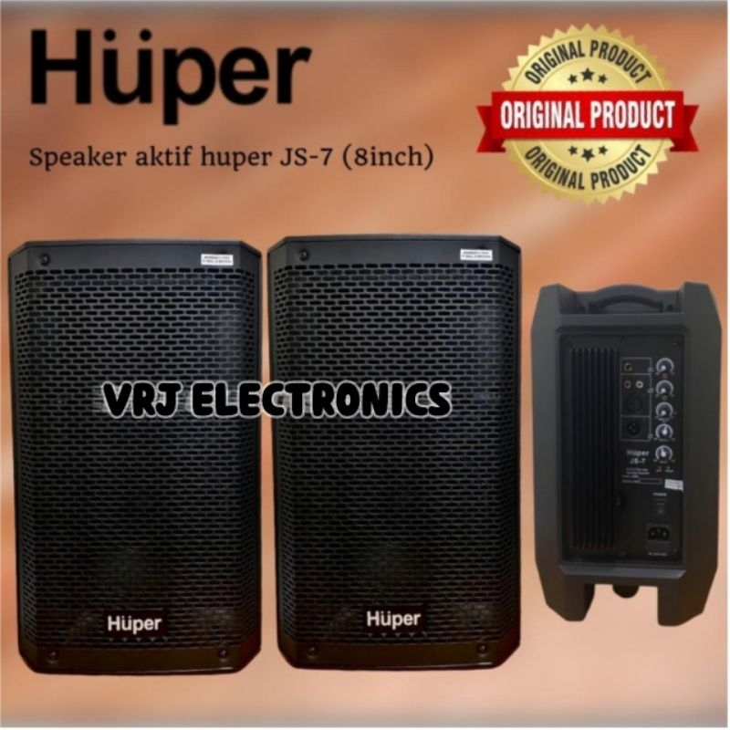 SPEAKER AKTIF HUPER JS7 8INCH ( SEPASANG )