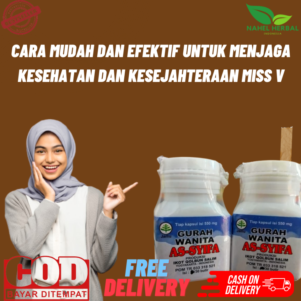 Kapsul Gurah Kesehatan As-Syifa Terapi Alami untuk Mengatasi Bau Tak Sedap pada Miss V - Ramuan Kepu
