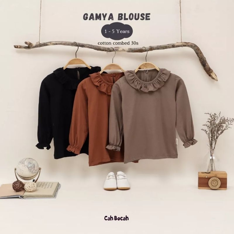 CAH BOCAH - GAMYA BLOUSE - BAJU ANAK PEREMPUAN - BAJU BAYI - KAOS ANAK - ATASAN ANAK