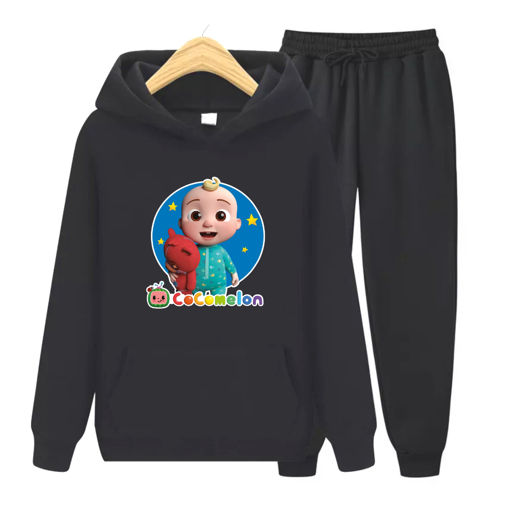 FenishaStore Setelan Sweater Hoodie Anak COCOMELON Usia 4-13+Tahun Bisa Bayar Ditempat COD