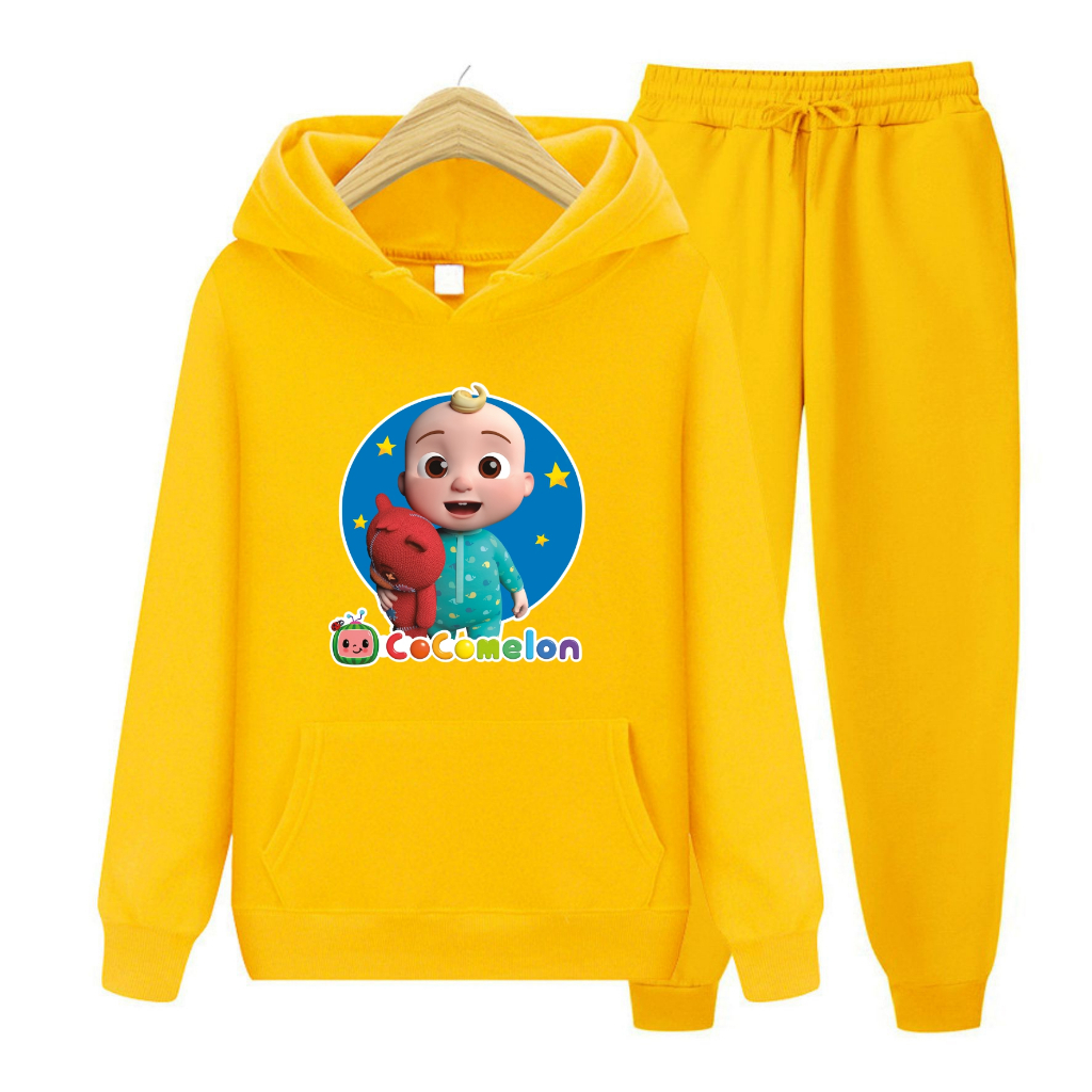 FenishaStore Setelan Sweater Hoodie Anak COCOMELON Usia 4-13+Tahun Bisa Bayar Ditempat COD