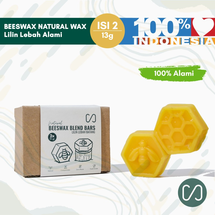 Sustaination Beeswax Blend Lilin Lebah Alami Food & Cosmestic Grade 26 gram