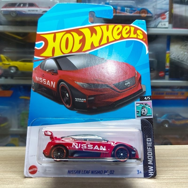 HOT WHEELS NISSAN LEAF NISMO RC 02 RED 2023