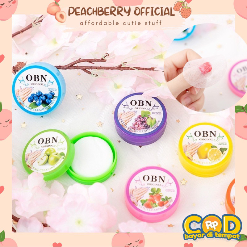 TISU PEMBERSIH KUTEK GEL AROMA BUAH / PENGHAPUS PEMBERSIH CAT KUKU GEL NAIL POLISH REMOVER TISSUE