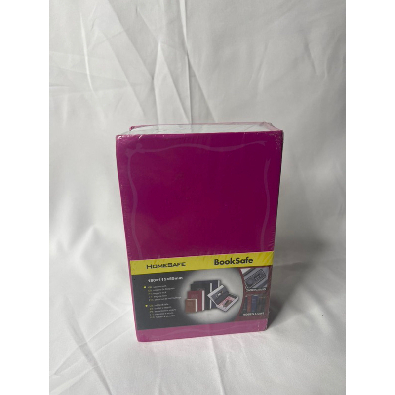 [OBRAL RIJEK] Kotak Buku Colorful Safety Box Hidden Storage - DHZ001