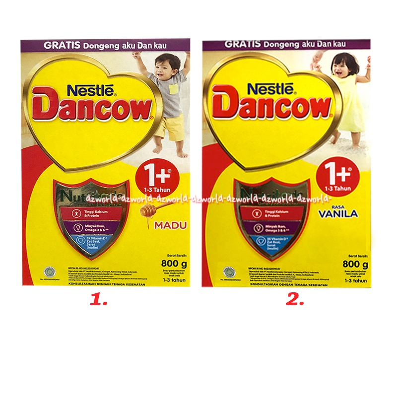 

Dancow Nestle 1+ Rasa Madu Vanilla 750gr Honey Vanila 1+ 1-3tahun Susu Bubuk Untuk Bayi Anak Nutritods Danww Powder