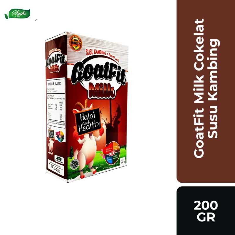 

GOATFIT MILK SUSU KAMBING ETAWA RASA COKELAT PLUS ROYAL JELLY | SUSU GOATFIT 200GRAM