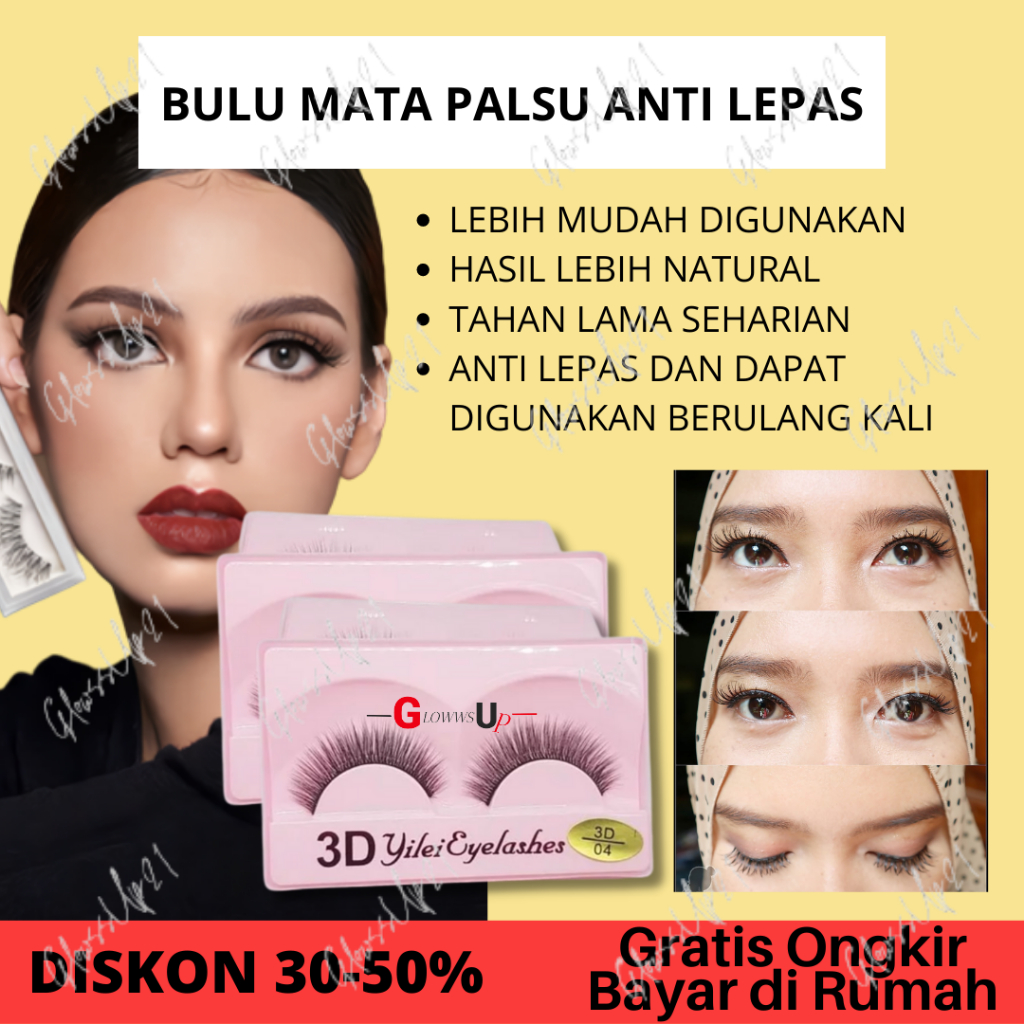 YILEI BULU MATA 3D KODE 29 - BULU MATA 3D YILEI - 3D YILEI EYELASH