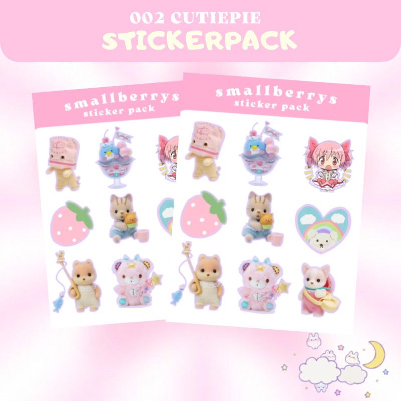 SYLVANIAN FAMILIES CUTECORE STICKERPACK (baca desk)