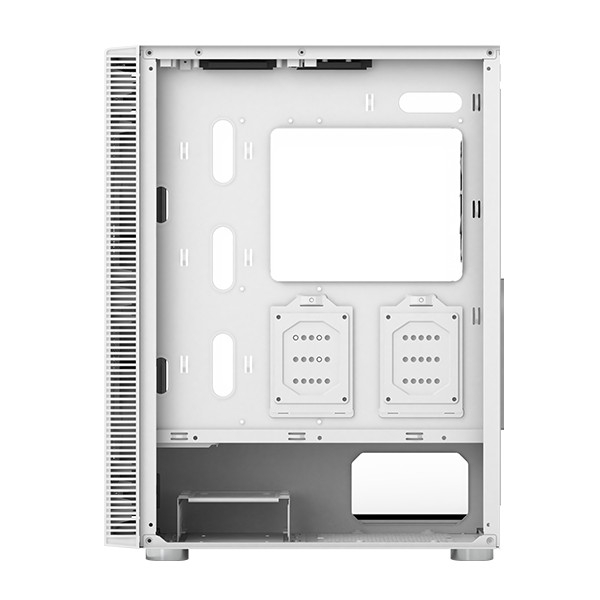 Case MONTECH X3 GLASS BLACK / WHITE ATX | 6X FAN FRGB Tempered Glass